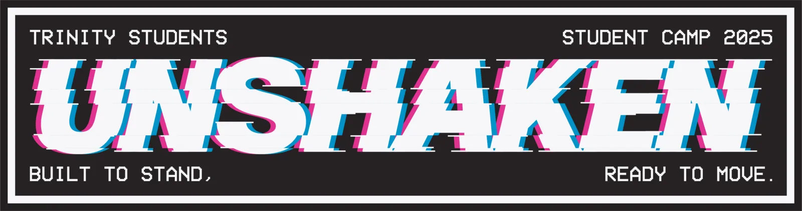 Unshaken Student Camp: Primary logo