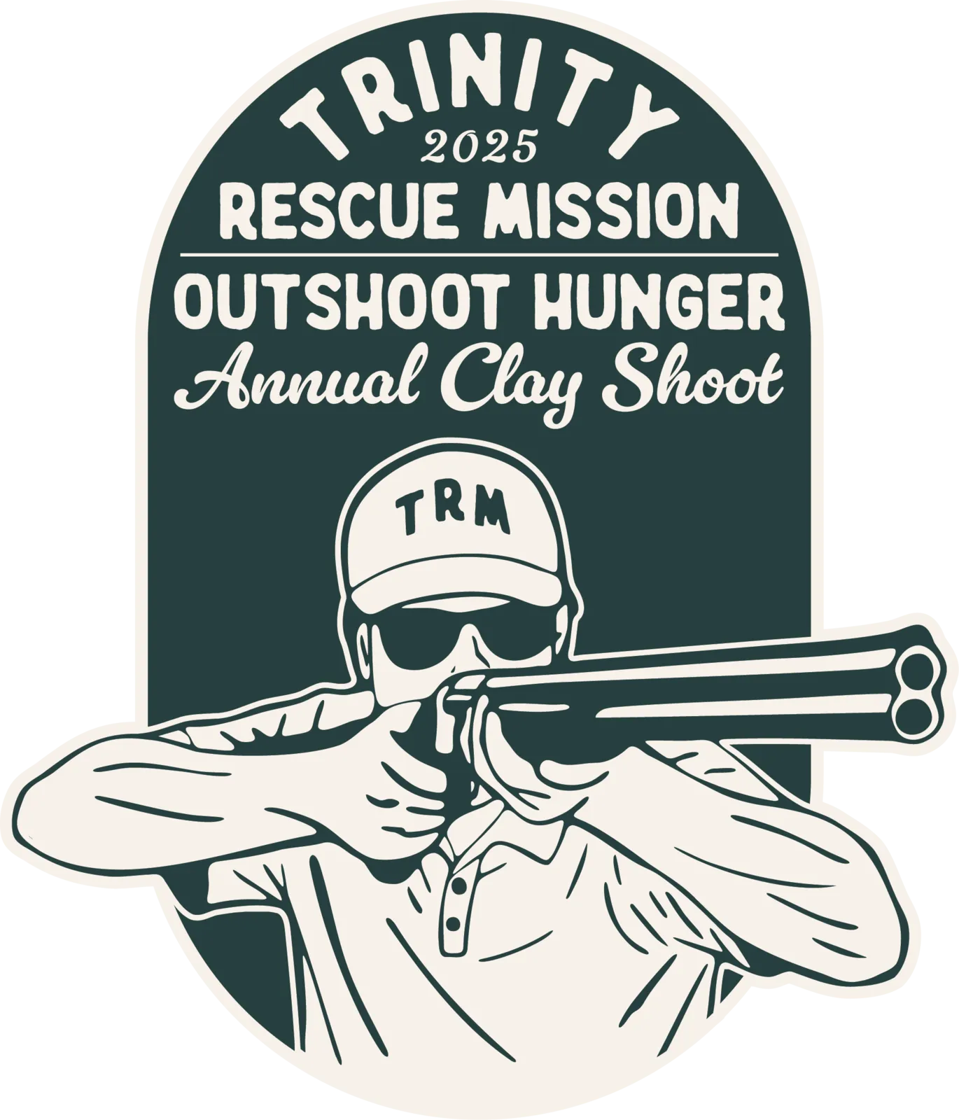Outshoot Hunger Clay Shoot: 2025 badge