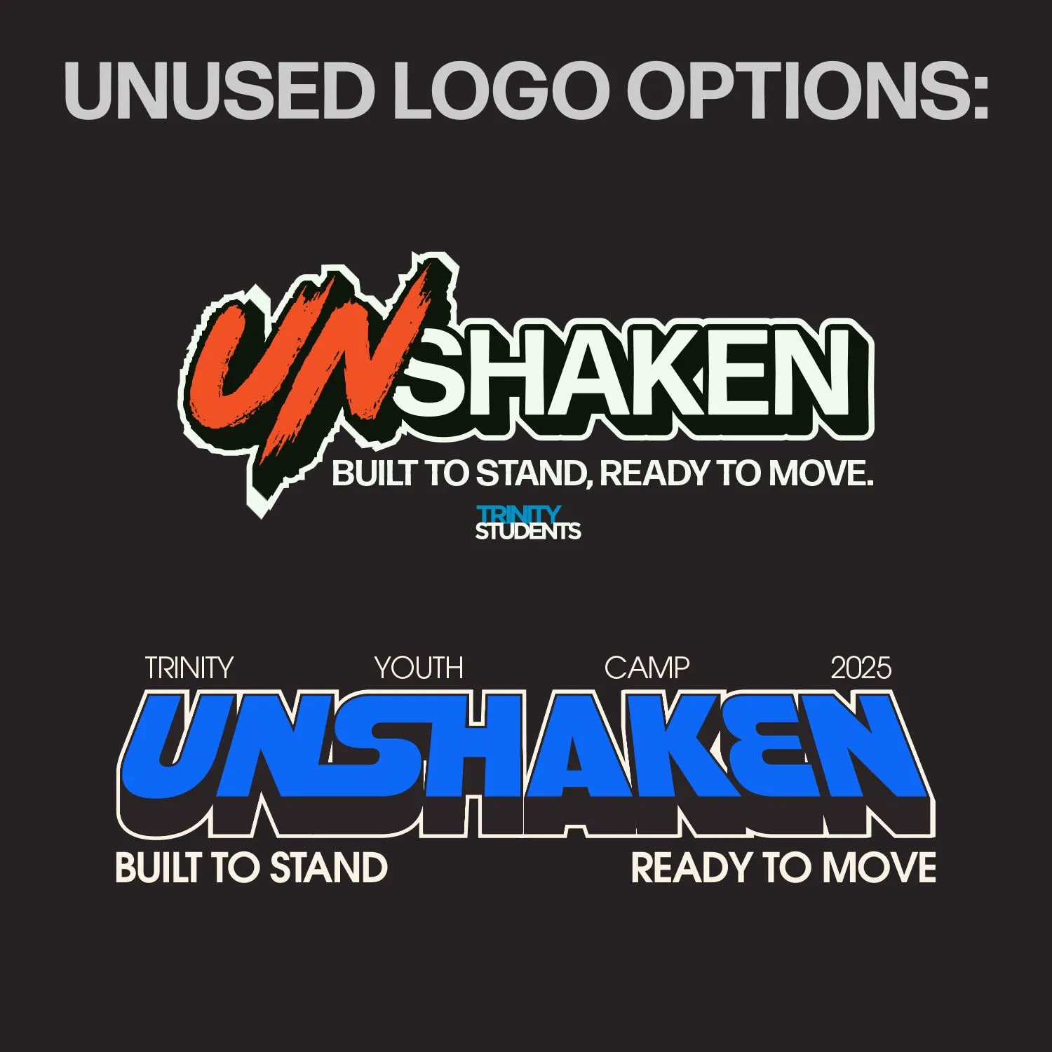 Unused logo directions