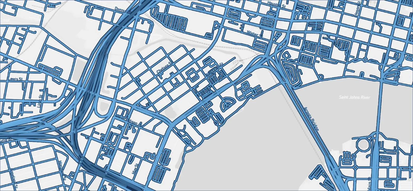 Urban Standard on a light base map
